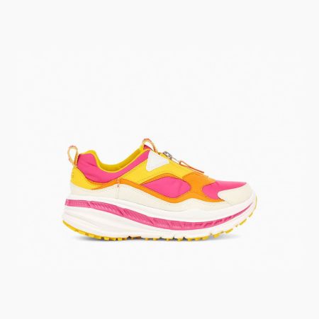 UGG CA805 Zip Pink Lemon Sneakers for Women (PIUV48173)